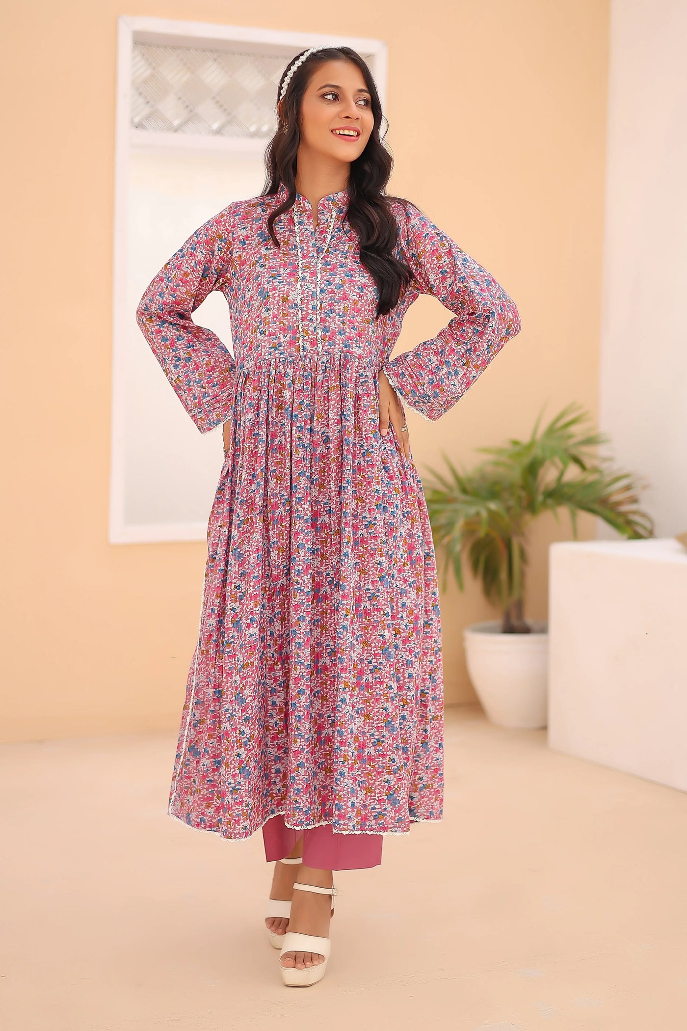 2-Piece Printed Lawn Stitched