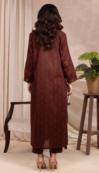 2-Piece Embroidered Lawn Stitched