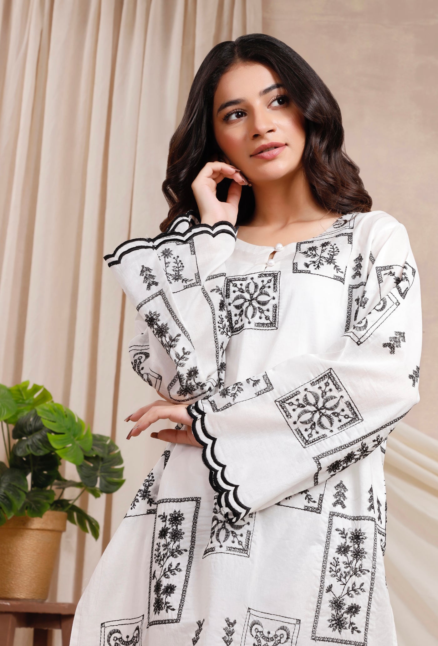 2-Piece Embroidered Lawn Stitched