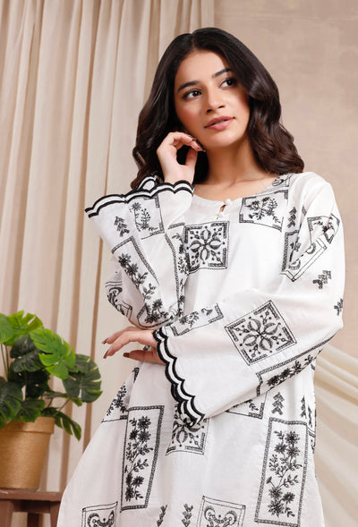 2-Piece Embroidered Lawn Stitched