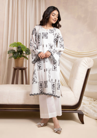 2-Piece Embroidered Lawn Stitched