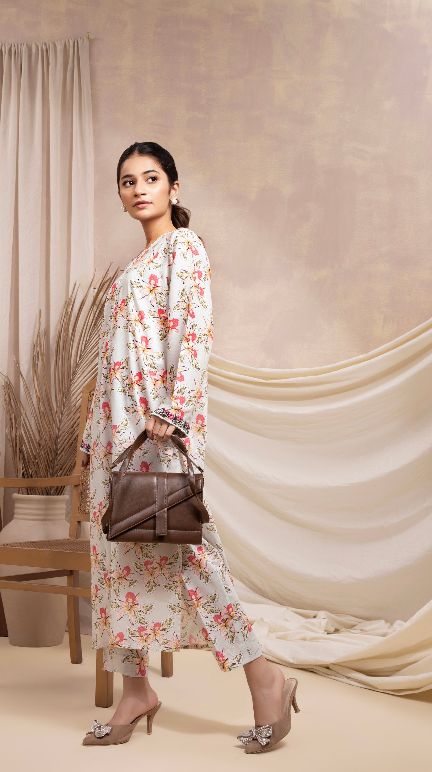 2-Piece Printed Lawn Stitched