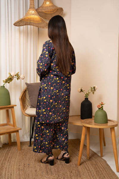 2-Piece Printed Stitched