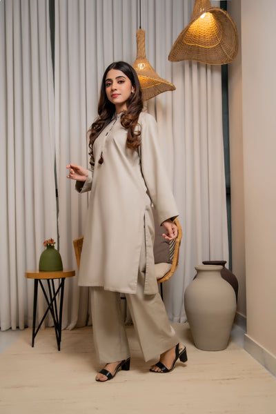 2-Piece Cotton Stitched