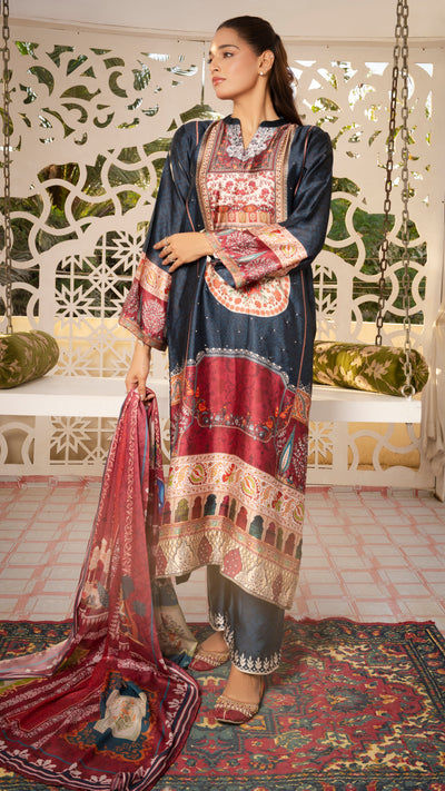 Printed Silk | 3-PC