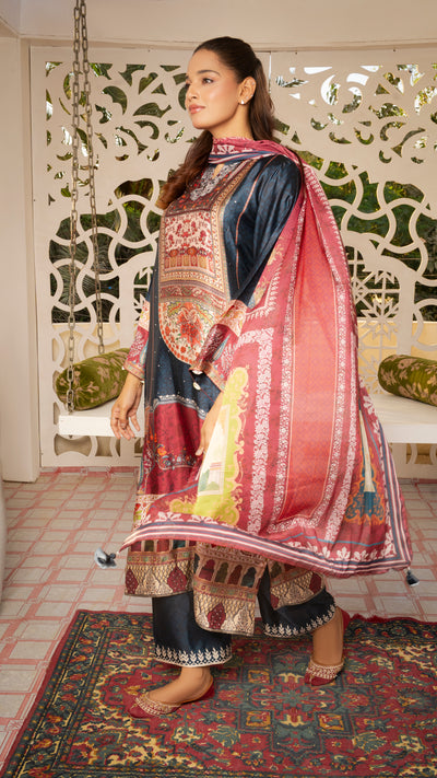 Printed Silk | 3-PC
