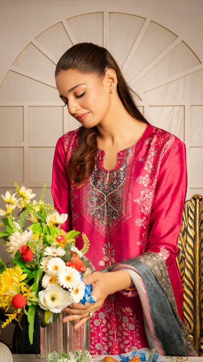 Printed Silk | 3-PC