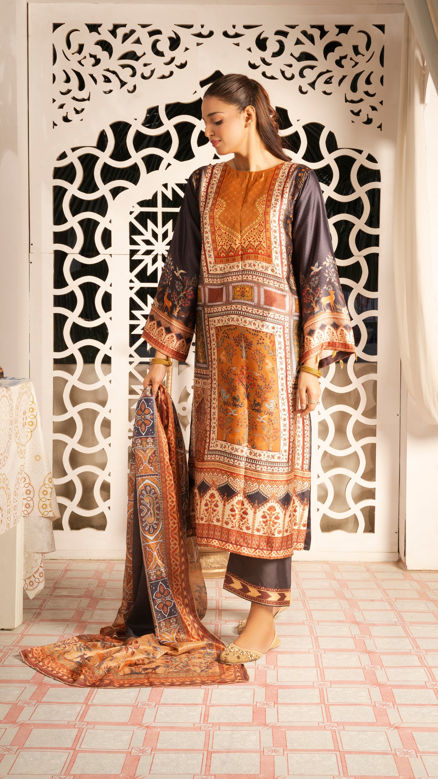 Printed Silk | 3-PC