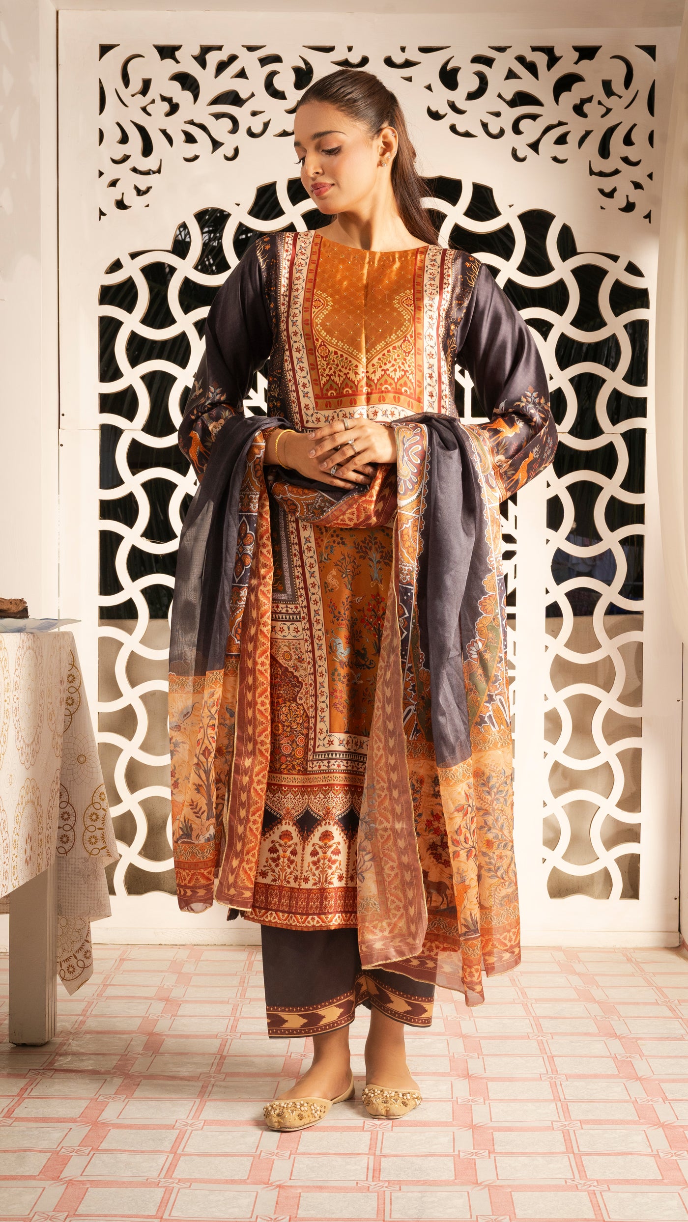 Printed Silk | 3-PC