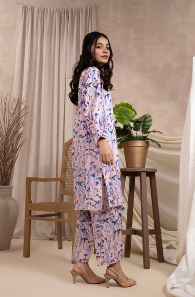 2-Piece Printed Cotton Stitched