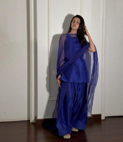 Royal Blue Farshi Set