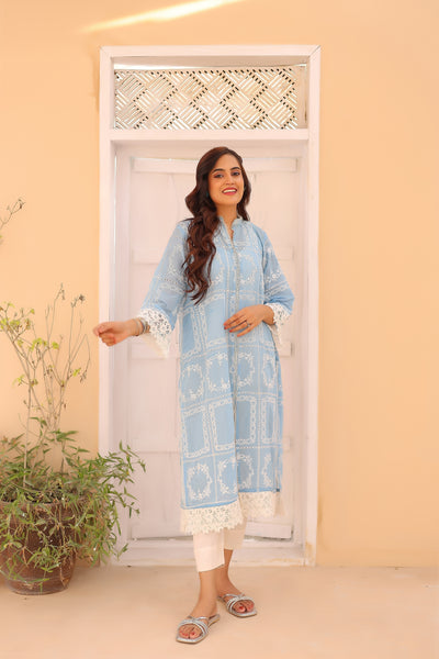 2-Piece Embroidered Lawn Stitched