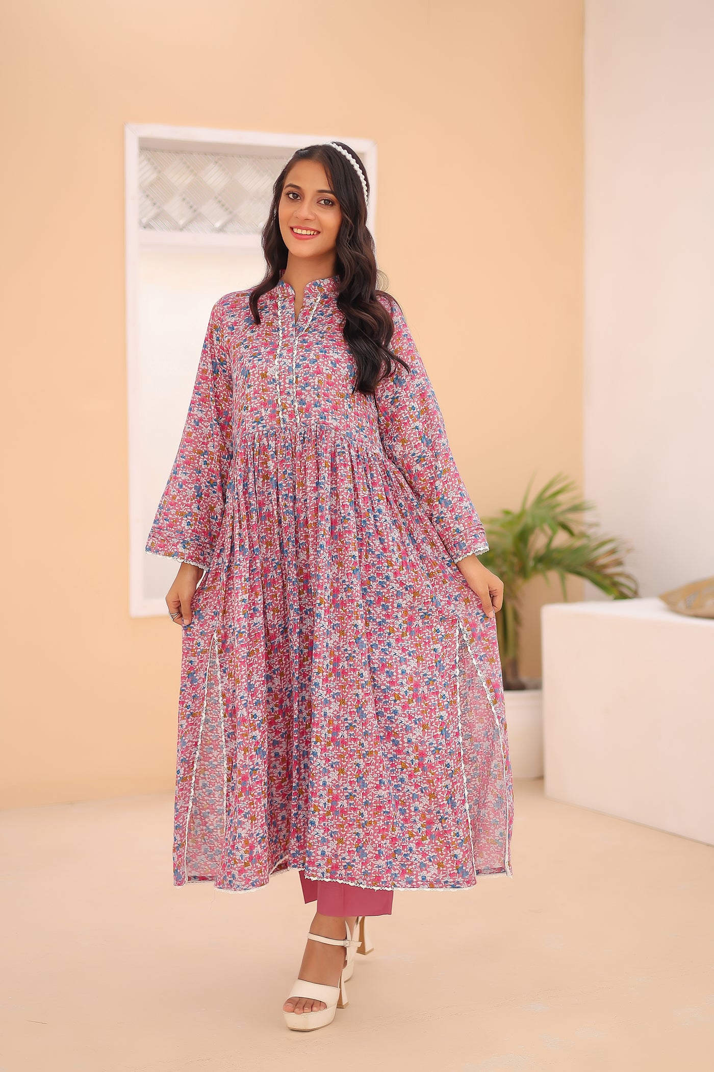 2-Piece Printed Lawn Stitched