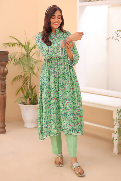 2-Piece Printed Lawn Stitched