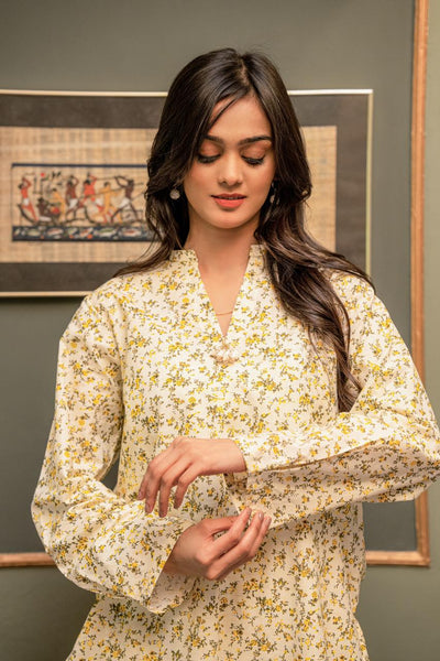 2-Piece Printed Cotton Suit