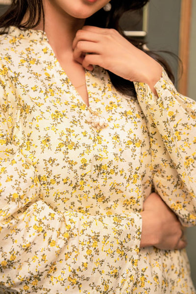 2-Piece Printed Cotton Suit