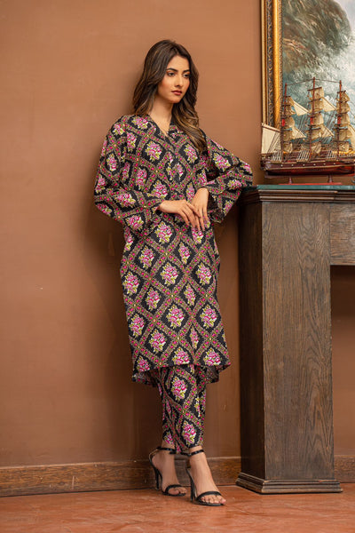 2-Piece Printed Khaddar Suit
