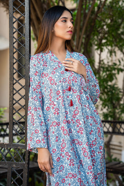 2-Piece Printed Irish Stitched