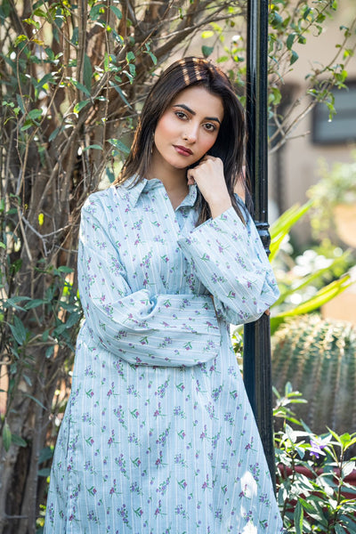2-Piece Printed Lawn Suit