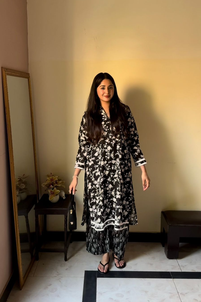 1-Piece Printed Lawn Shirt