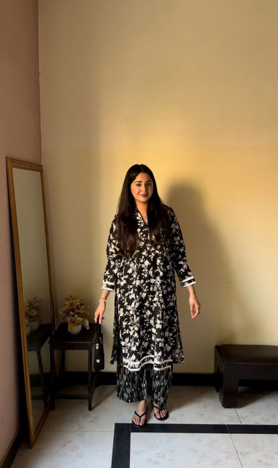 2-Piece Printed Lawn Suit