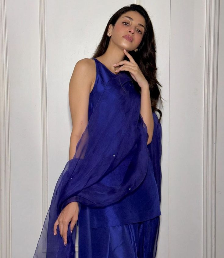 Royal Blue Farshi Set