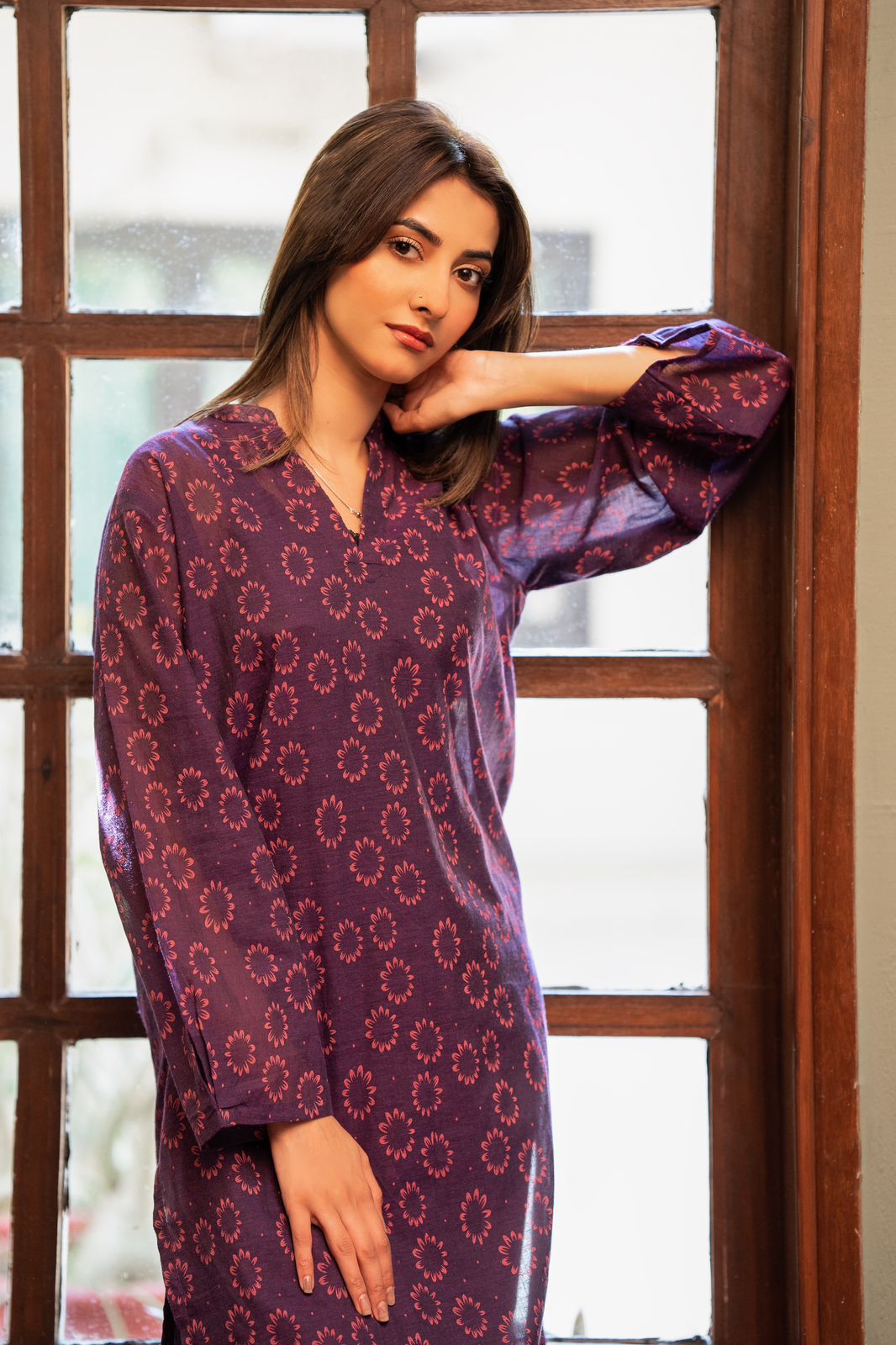 2-Piece Printed Lawn Stitched