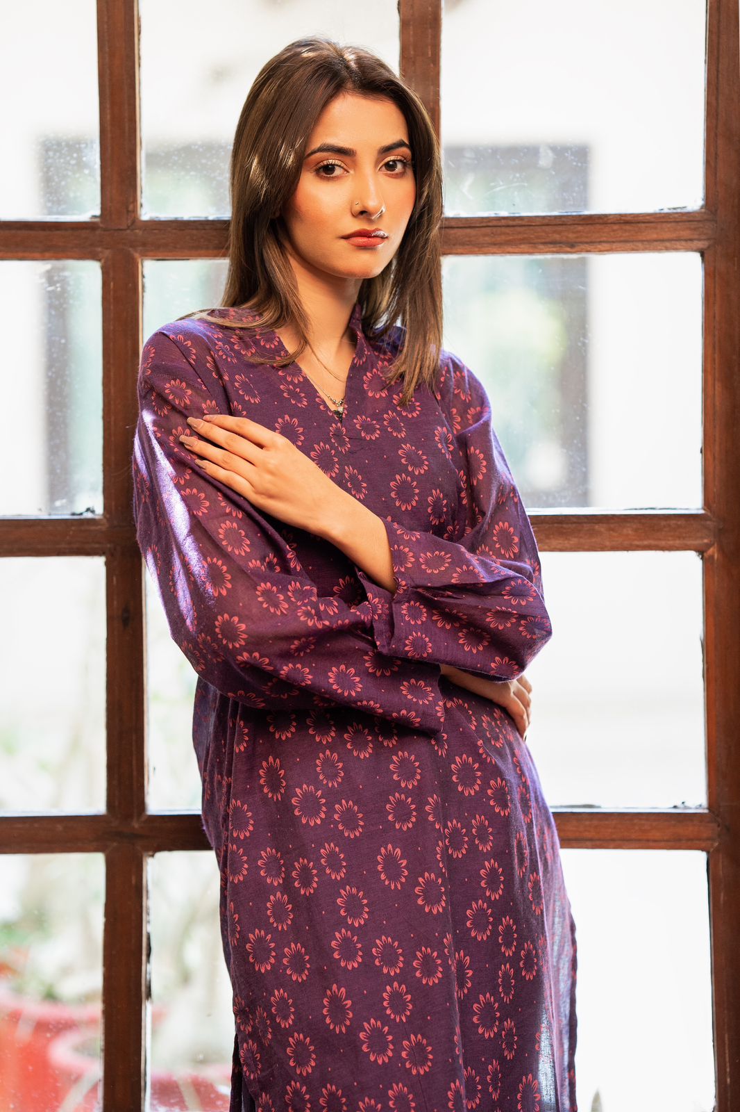 2-Piece Printed Lawn Stitched