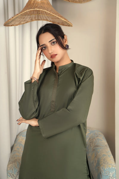 2-Piece Cotton Stitched