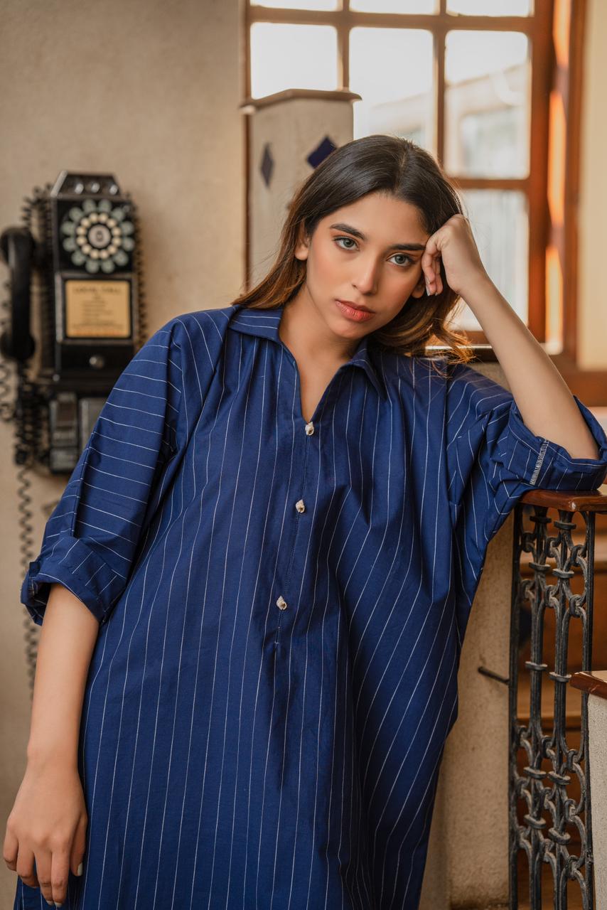 1-Piece Khaddar Kaftan Shirt