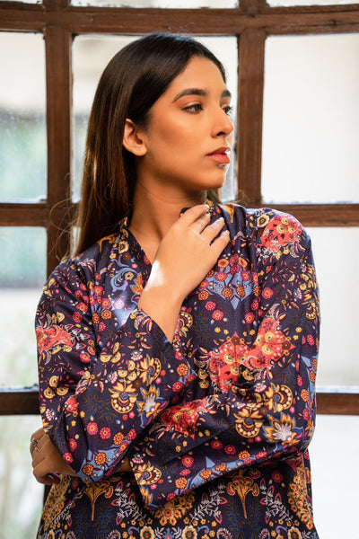 2-Piece Printed Lawn Suit