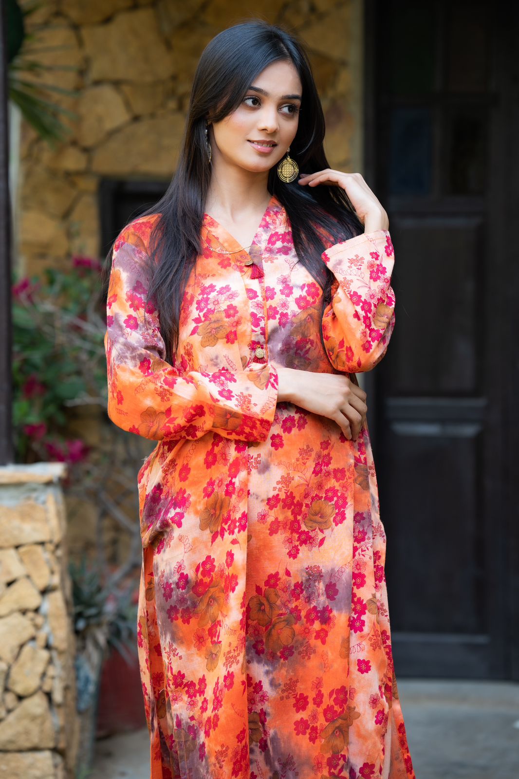 2-Piece Printed Lawn Stitched
