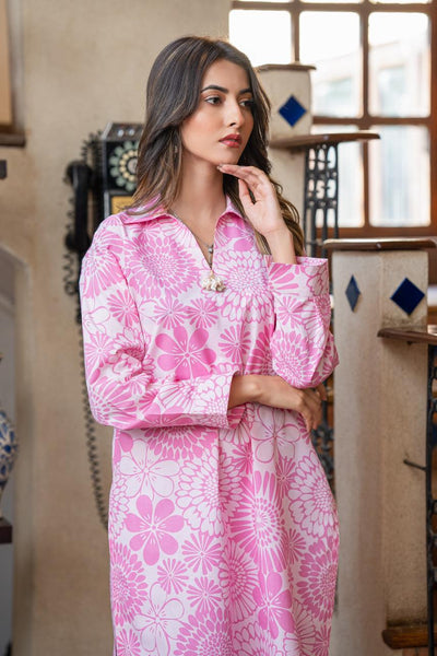 1-Piece Printed Cotton Stitched