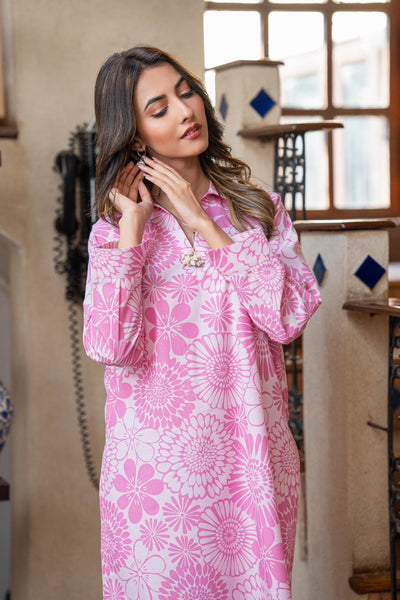 1-Piece Printed Cotton Stitched