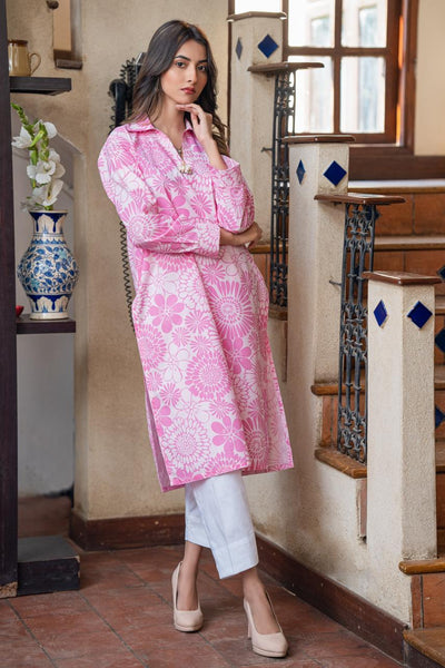 1-Piece Printed Cotton Stitched
