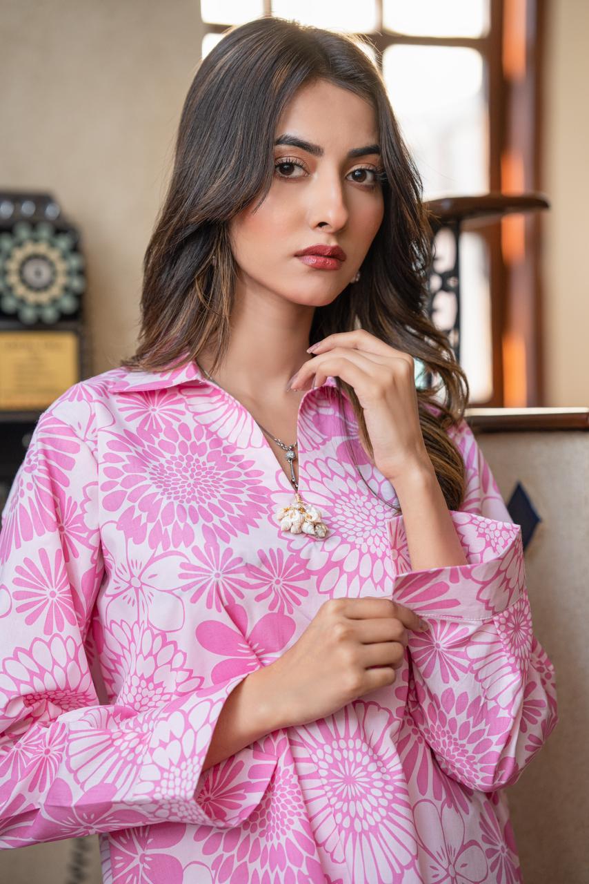 1-Piece Printed Cotton Stitched