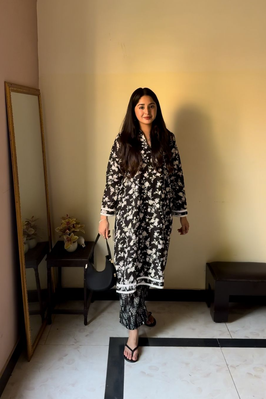 1-Piece Printed Lawn Shirt